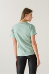 Kadın Blonde Baskılı Mint T-Shirt 21005