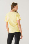 Kadın Spread Love Sarı Baskılı T-Shirt 21006