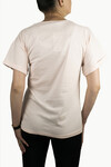 Kadın Çanta Baskılı Penye T-Shirt 21008B2 Pudra